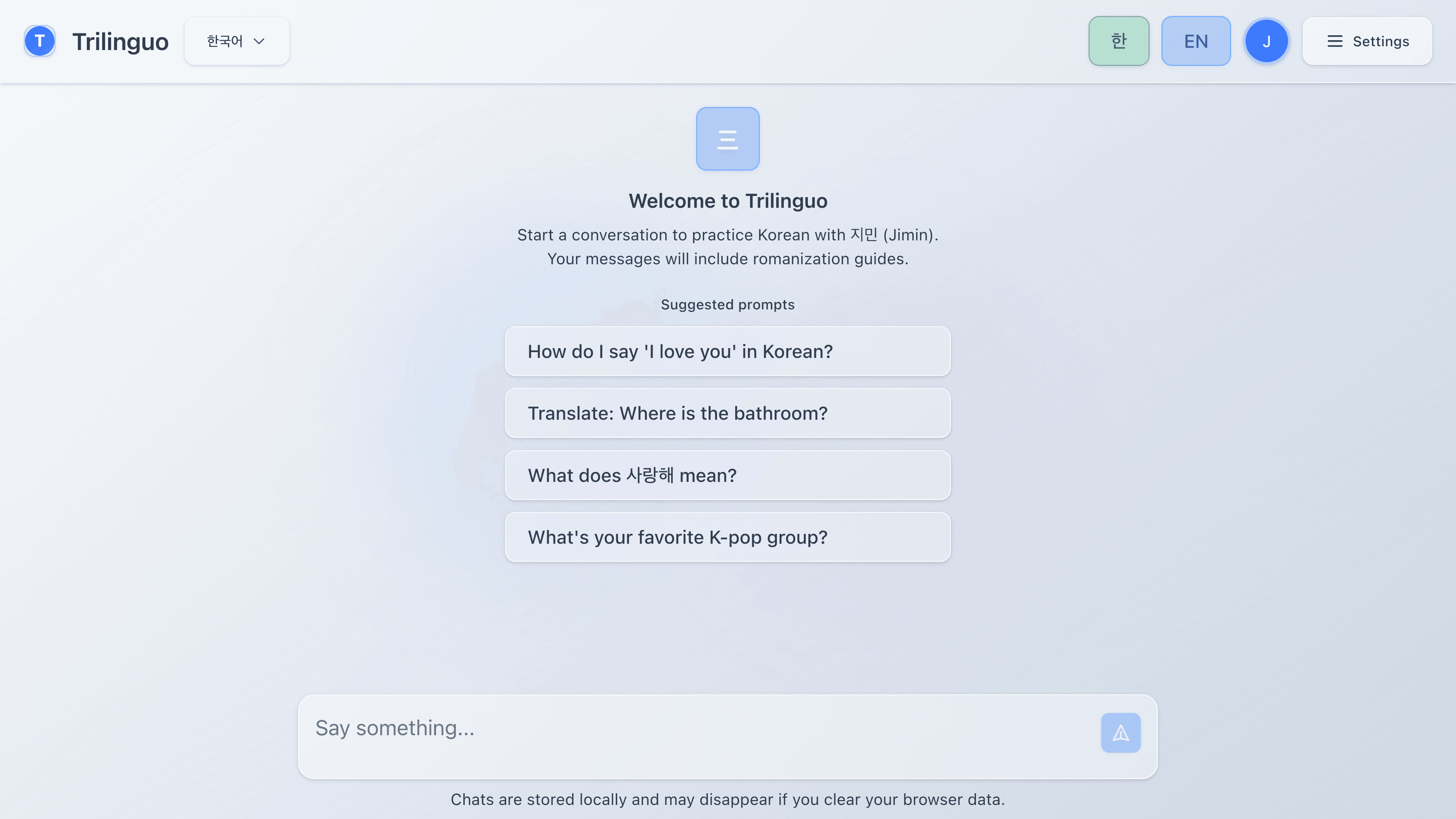 Trilinguo screenshot